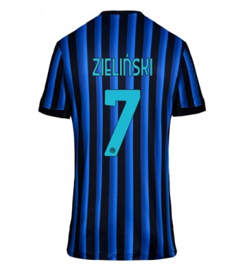 Inter Milan Piotr Zielinski #7 Replika Hjemmebanetrøje Dame 2025-26 Kortærmet